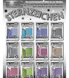 Titelseite 12 STERNZEICHEN Schattenstricken von Raphaela Blumenbunt