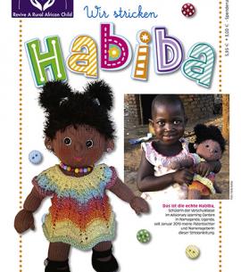Strickpuppe HABIBA – Blumenbunt Spendenaktion 2019